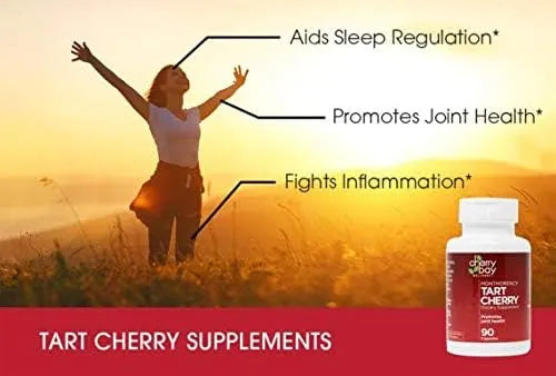 CHERRY BAY WELLNESS - Cherry Bay Wellness Montmorency Tart Cherry 480Mg. 90 Capsulas - The Red Vitamin MX - Suplementos Alimenticios - {{ shop.shopifyCountryName }}