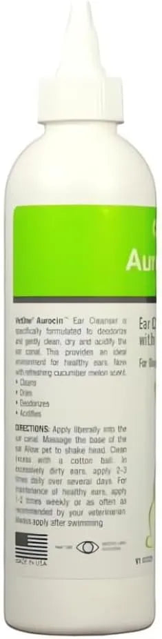 VET ONE - Vet One Aurocin cm Ear Cleanser Cucumber Melon 8 Fl.Oz. - The Red Vitamin MX - Cuidado Del Oído De Perros - {{ shop.shopifyCountryName }}