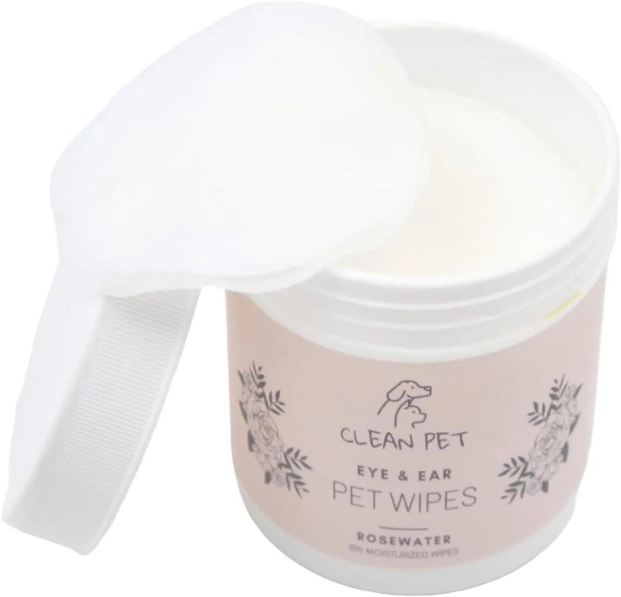 CLEAN PET - Clean Pet Eye & Ear Pet Wipes Rosewater 100 Toallitas - The Red Vitamin MX - Cuidado De Los Ojos De Los Perros - {{ shop.shopifyCountryName }}