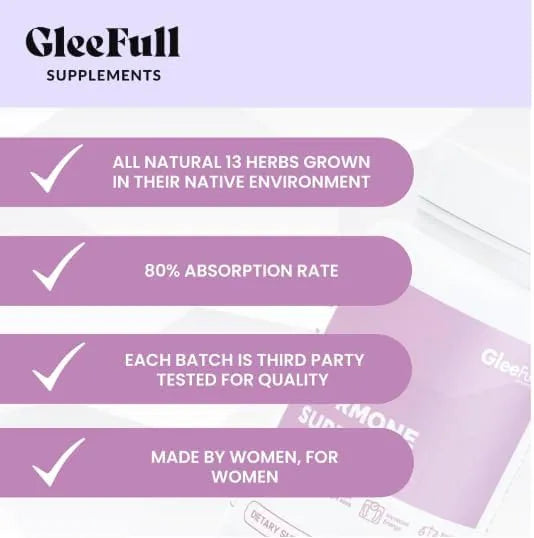 GLEEFULL - GleeFull Over 30 Hormone Support 60 Capsulas - The Red Vitamin MX - Suplementos Alimenticios - {{ shop.shopifyCountryName }}