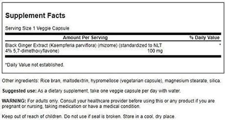 SWANSON - Swanson Black Ginger Extract 100Mg. 30 Capsulas 2 Pack - The Red Vitamin MX - Suplementos Alimenticios - {{ shop.shopifyCountryName }}
