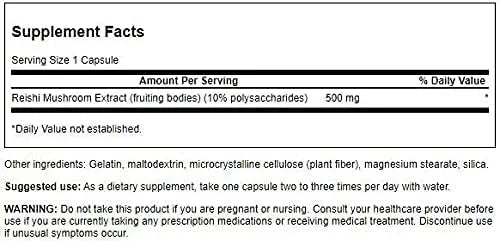 SWANSON - Swanson Reishi Mushroom Extract 500Mg. 90 Capsulas 2 Pack - The Red Vitamin MX - Suplementos Alimenticios - {{ shop.shopifyCountryName }}