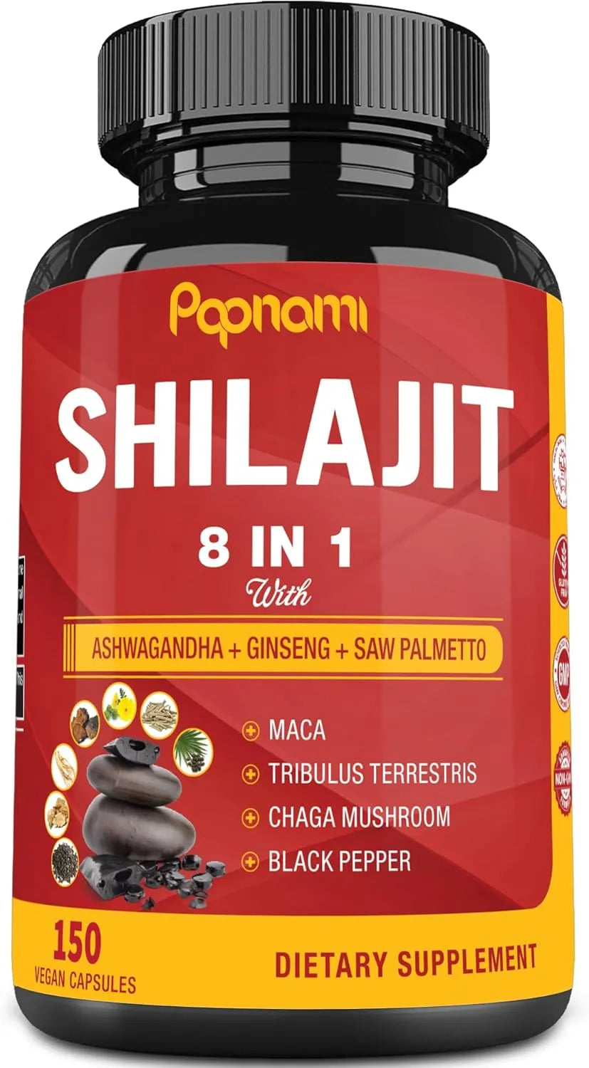 PAPNAMI - Papnami Shilajit Extract 8 in 1 150 Capsulas - The Red Vitamin MX - Suplementos Alimenticios - {{ shop.shopifyCountryName }}