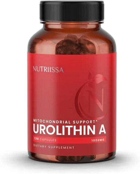 NUTRIISSA - Nutriissa Urolithin A 1000Mg. 120 Capsulas Blandas - The Red Vitamin MX - Suplementos Alimenticios - {{ shop.shopifyCountryName }}