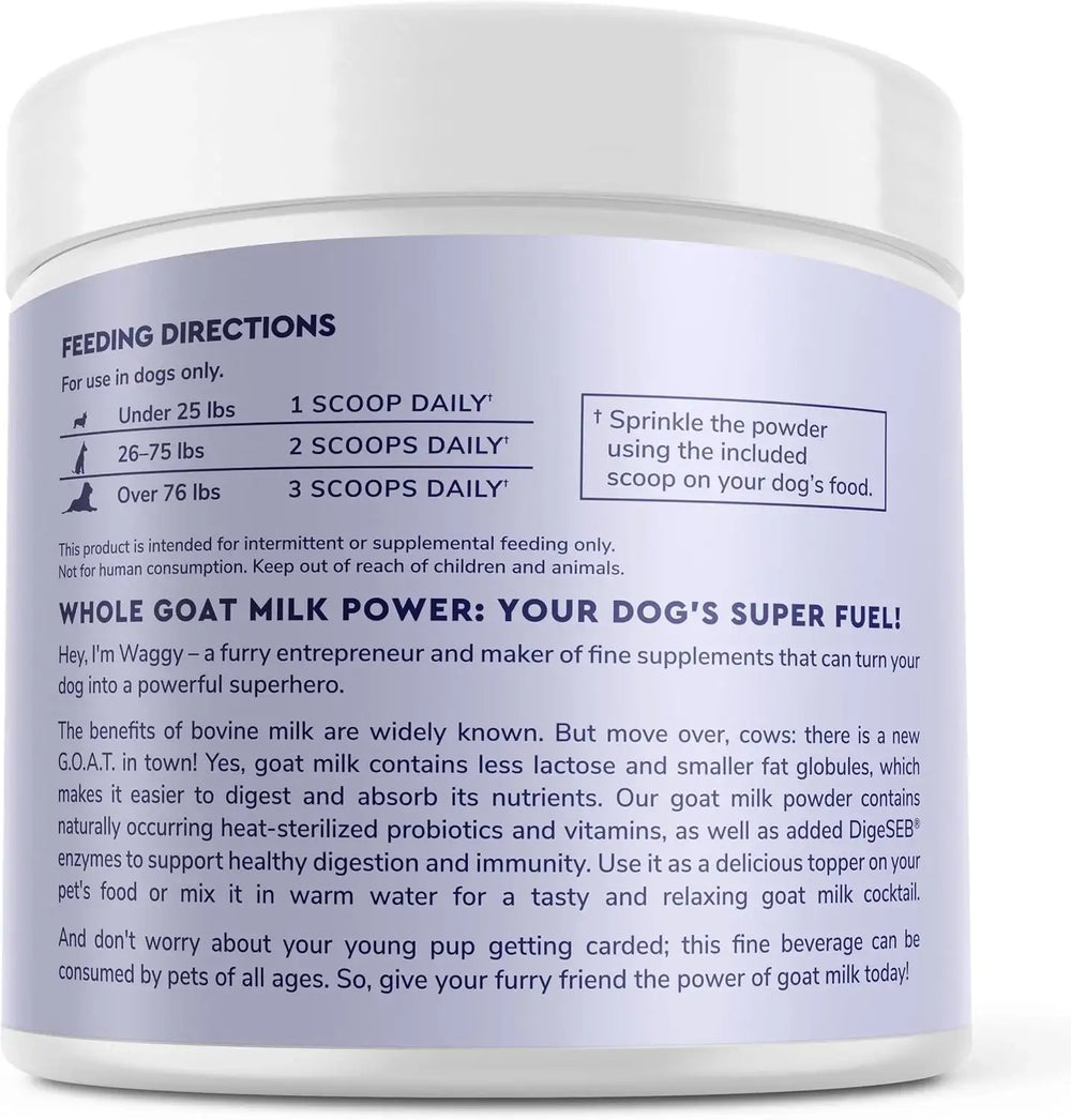 WONDER PAWS - WONDER PAWS Premium Goat Milk Powder for Dogs 234Gr. - The Red Vitamin MX - Sustitutos De Leche Para Perros - {{ shop.shopifyCountryName }}