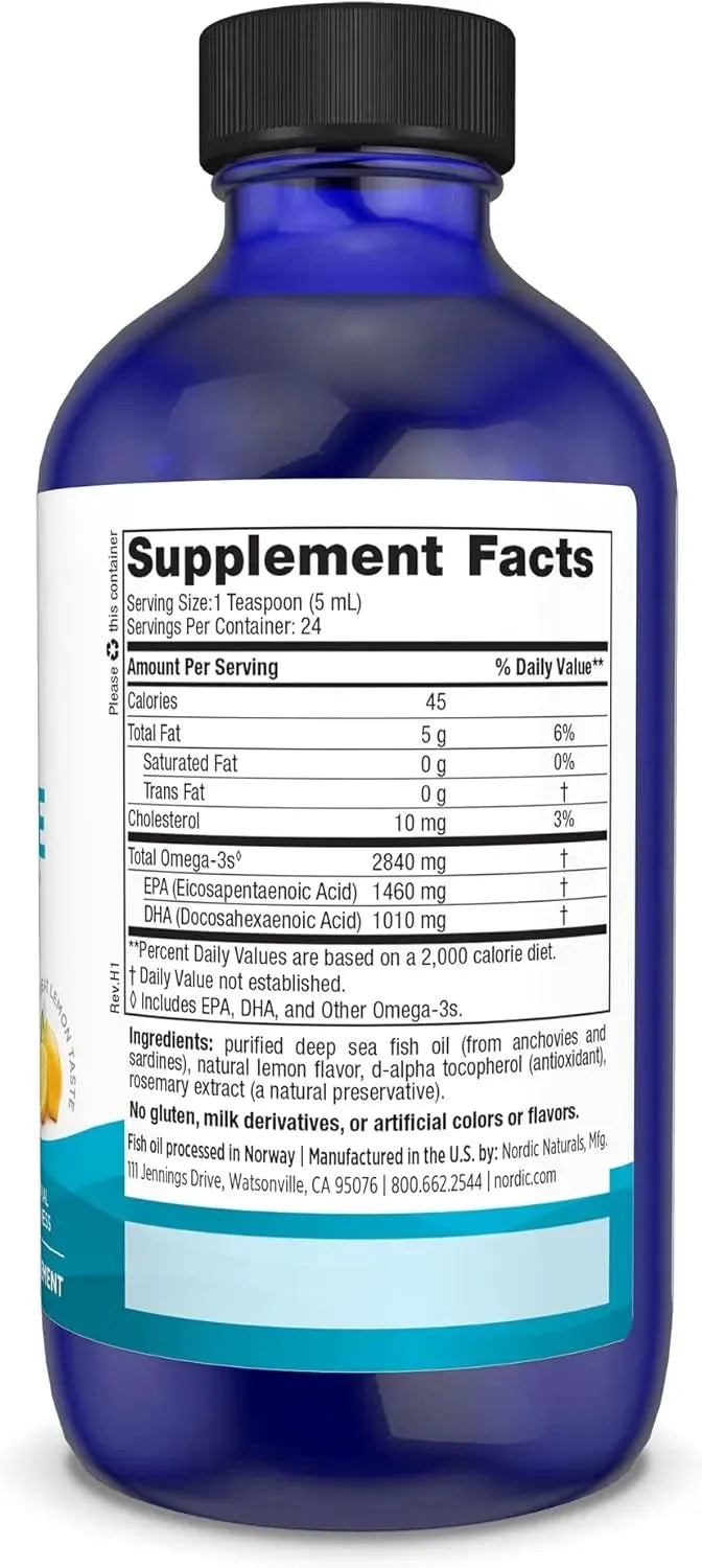 NORDIC NATURALS - Nordic Naturals Ultimate Omega Liquid Lemon Flavor 119Ml. - The Red Vitamin MX - Suplementos Alimenticios - {{ shop.shopifyCountryName }}