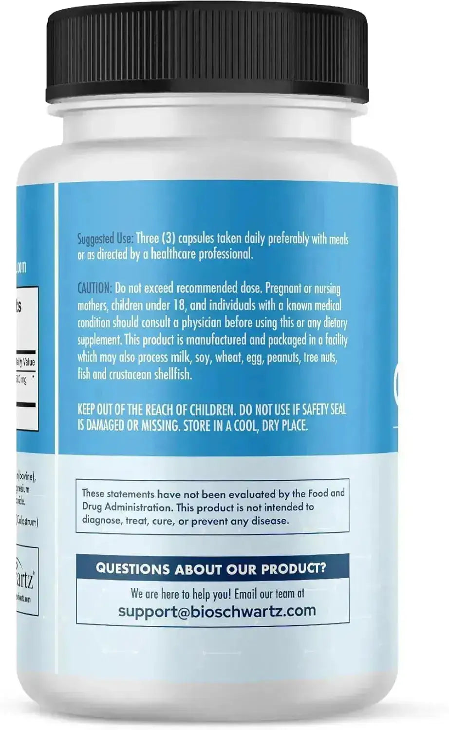 BIO SCHWARTZ - BioSchwartz Colostrum 1500Mg. 90 Capsulas - The Red Vitamin MX - Suplementos Alimenticios - {{ shop.shopifyCountryName }}