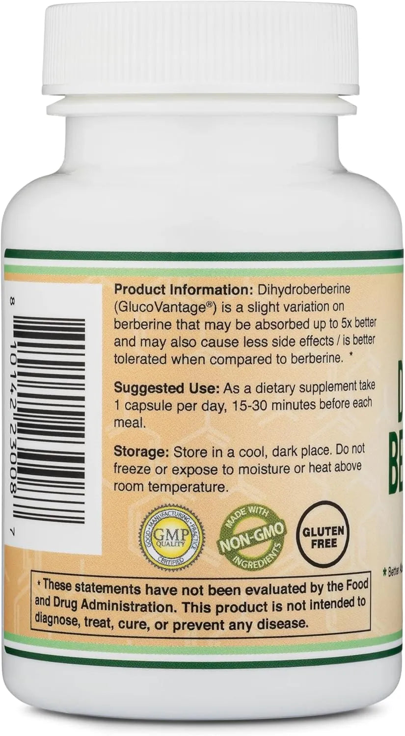DOUBLE WOOD SUPPLEMENTS - Double Wood Supplements Dihydroberberine 100Mg. 60 Capsulas - The Red Vitamin MX - Suplementos Alimenticios - {{ shop.shopifyCountryName }}