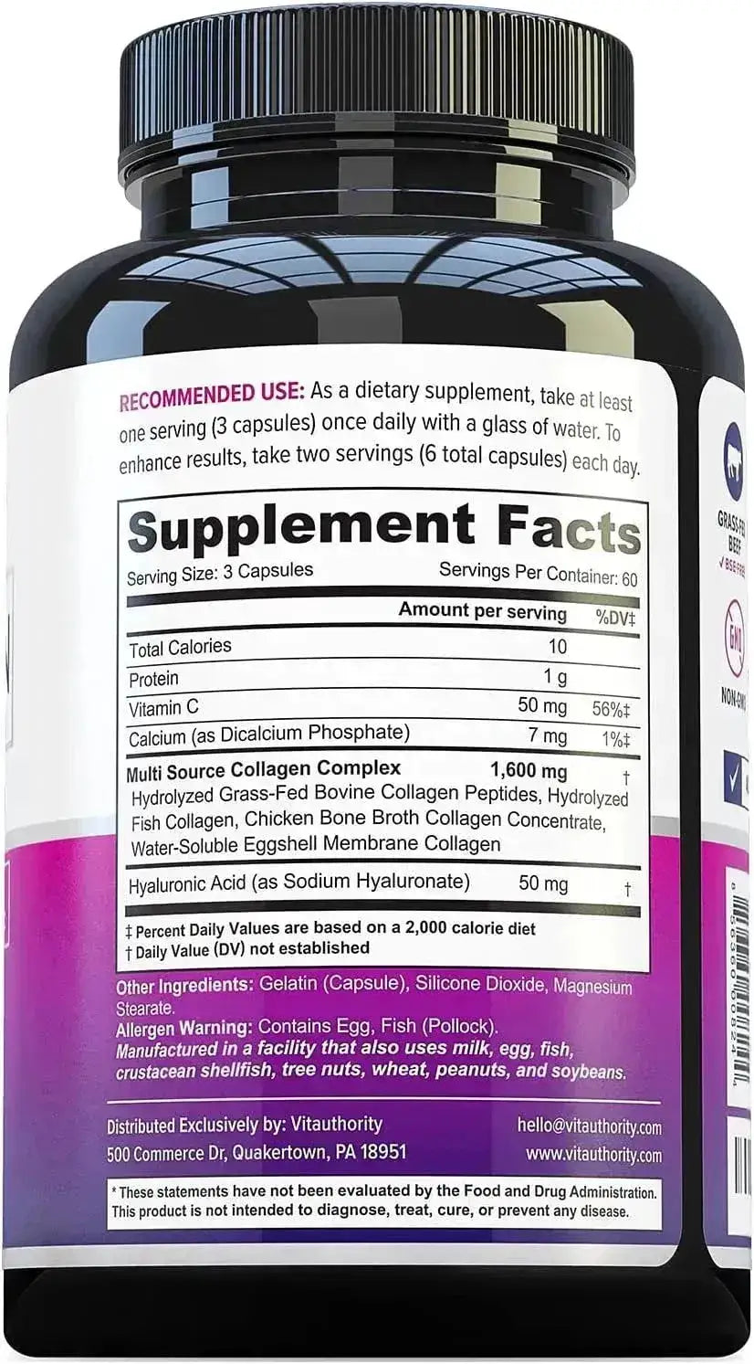 VITAUTHORITY - Vitauthority Multi Collagen 180 Capsulas - The Red Vitamin MX - Suplementos Alimenticios - {{ shop.shopifyCountryName }}