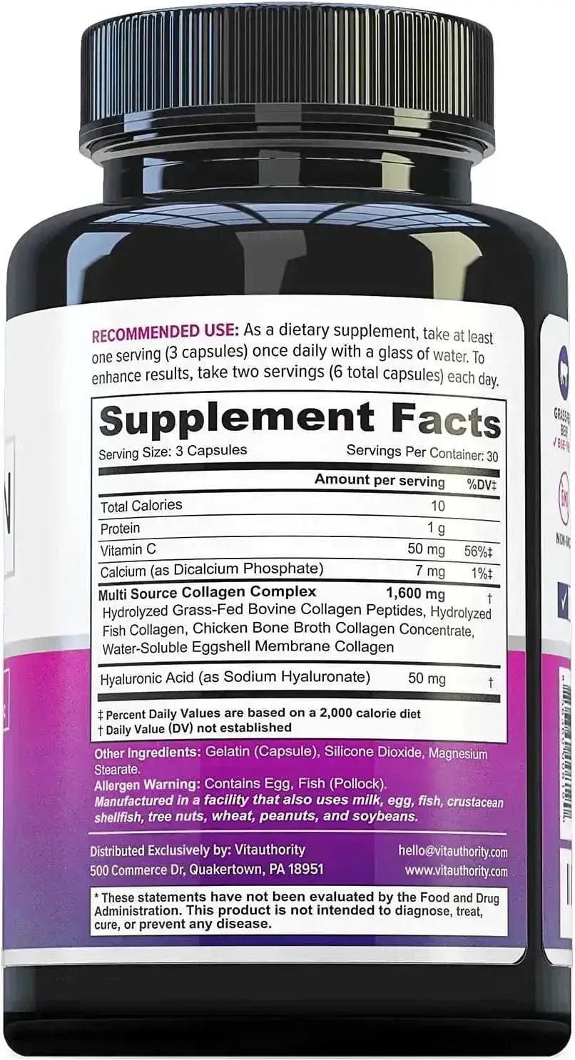 VITAUTHORITY - Vitauthority Multi Collagen 90 Capsulas - The Red Vitamin MX - Suplementos Alimenticios - {{ shop.shopifyCountryName }}