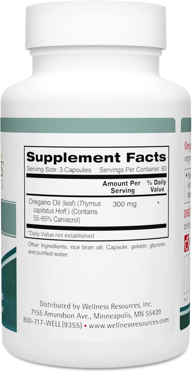 WELLNESS RESOURCES - Wellness Resources Oil of Oregano 180 Capsulas - The Red Vitamin MX - Suplementos Alimenticios - {{ shop.shopifyCountryName }}