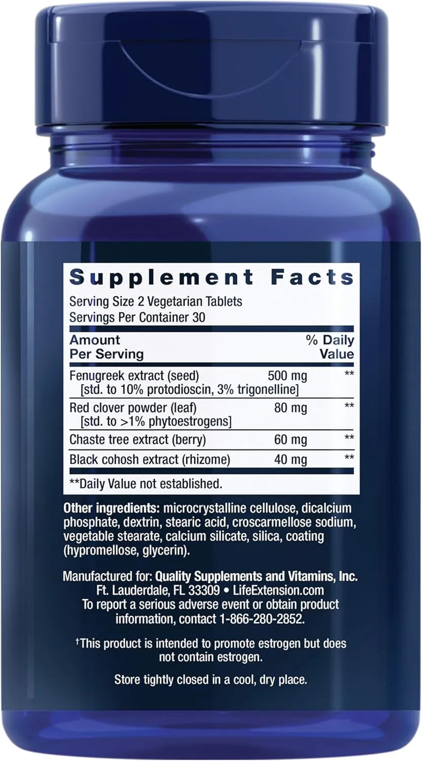 LIFE EXTENSION - Life Extension Estrogen Balance Elite 60 Tabletas - The Red Vitamin MX - Suplementos Alimenticios - {{ shop.shopifyCountryName }}