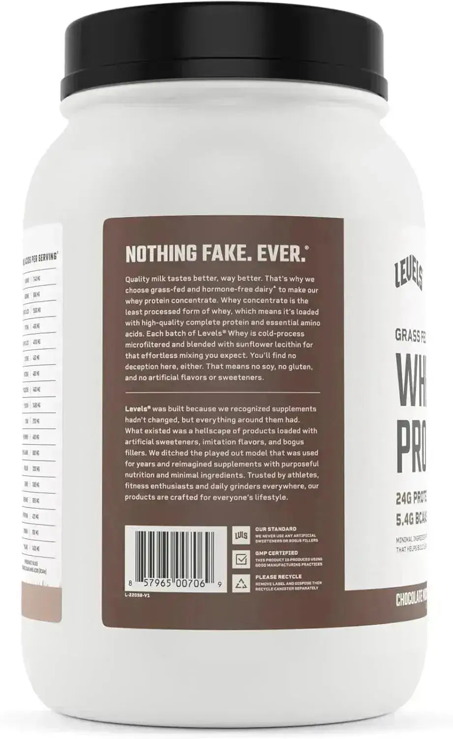 LEVELS - Levels Grass Fed Whey Protein Powder Chocolate Mocha 2Lb. - The Red Vitamin MX - Suplementos Alimenticios - {{ shop.shopifyCountryName }}
