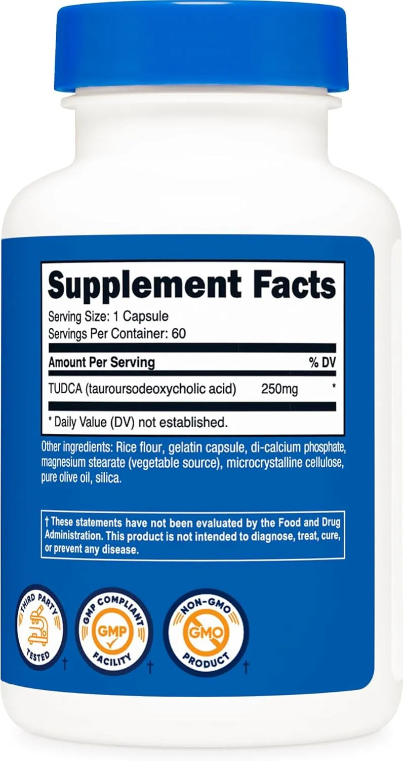 NUTRICOST - Nutricost TUDCA 250Mg. 60 Capsulas - The Red Vitamin MX - Suplementos Alimenticios - {{ shop.shopifyCountryName }}