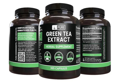 PURE ORIGINAL INGREDIENTS - Pure Original Ingredients Green Tea Extract 365 Capsulas - The Red Vitamin MX - Suplementos Alimenticios - {{ shop.shopifyCountryName }}