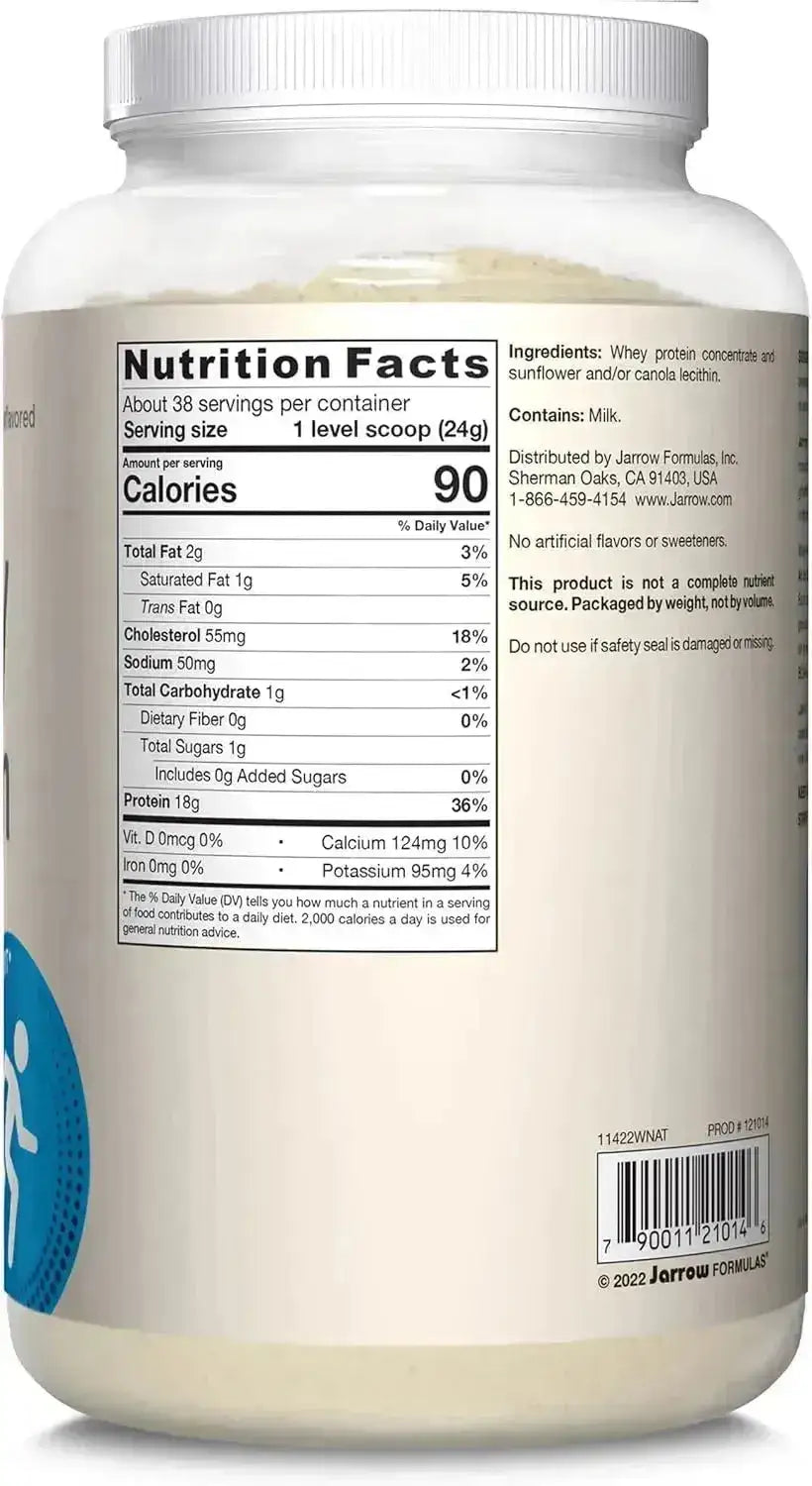 JARROW FORMULAS - Jarrow Formulas Whey Protein Unflavored 908Gr. - The Red Vitamin MX - Suplementos Alimenticios - {{ shop.shopifyCountryName }}