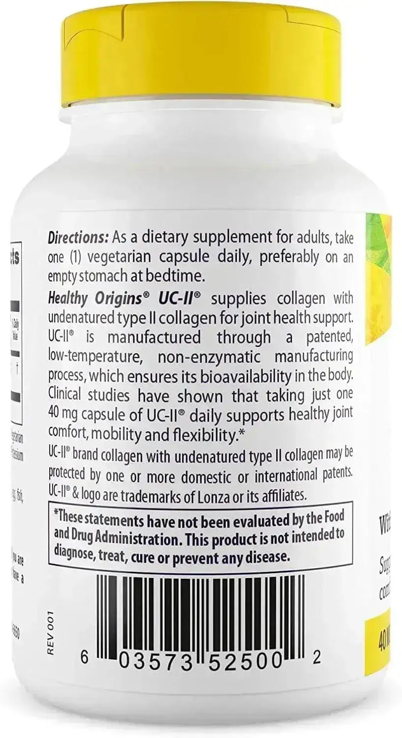 HEALTHY ORIGINS - Healthy Origins UC-II 40Mg. 60 Capsulas - The Red Vitamin MX - Suplementos Alimenticios - {{ shop.shopifyCountryName }}