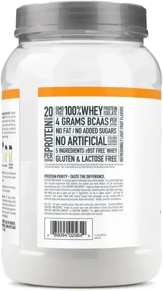 ISOPURE - Isopure Protein Powder Infusions Pineapple Orange Banana 36 Servicios 900Gr. - The Red Vitamin MX - Suplementos Alimenticios - {{ shop.shopifyCountryName }}