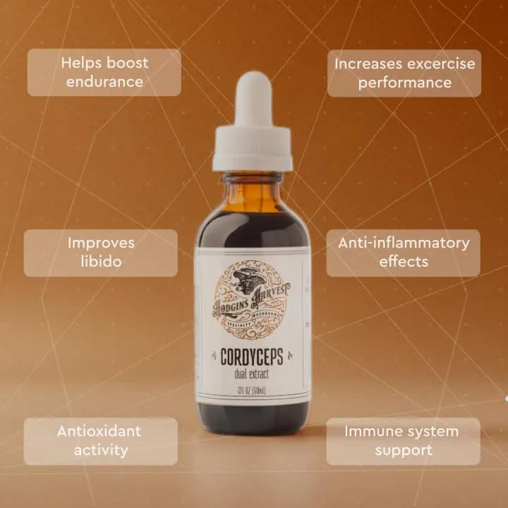 HODGINS HARVEST - Hodgins Harvest Organic Cordyceps Tincture 2 Fl.Oz. - The Red Vitamin MX - Suplementos Alimenticios - {{ shop.shopifyCountryName }}
