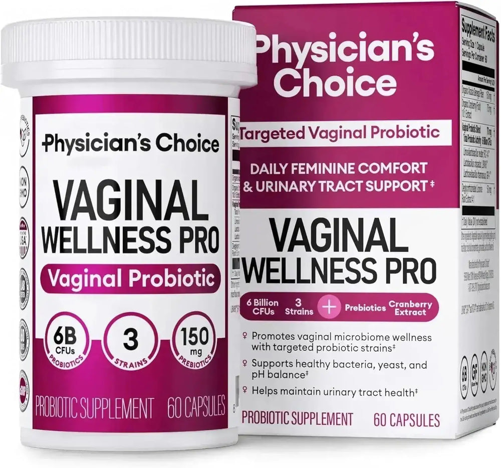 PHYSICIAN'S CHOICE - Physician's CHOICE Vaginal Probiotics for Women - The Red Vitamin MX - Suplementos Alimenticios - {{ shop.shopifyCountryName }}