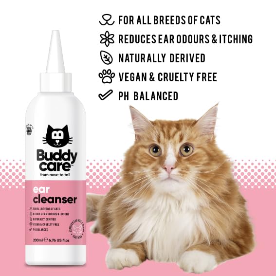 Buddycare Cat Ear Cleanser 200Ml.