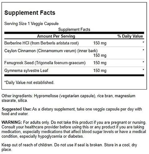 SWANSON - Swanson Berberine Complex with Cinnamon Gymnema & Fenugreek 90 Capsulas 2 Pack - The Red Vitamin MX - Suplementos Alimenticios - {{ shop.shopifyCountryName }}