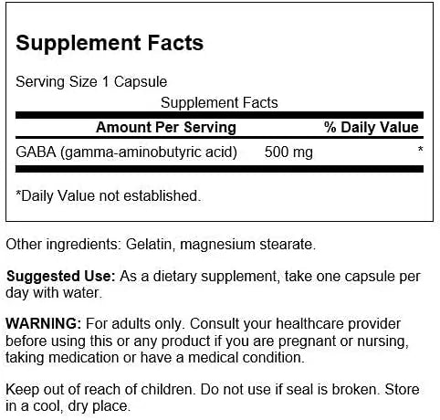 SWANSON - Swanson GABA 500Mg. 100 Capsulas 2 Pack - The Red Vitamin MX - Suplementos Alimenticios - {{ shop.shopifyCountryName }}