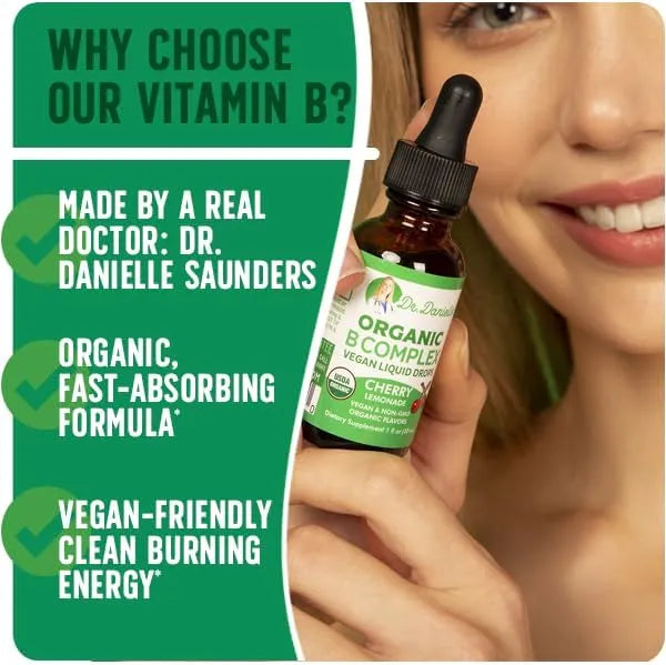 DR. DANIELLE - Doctor Danielle Organic Vitamin B Complex Liquid Drops 1 Fl.Oz. - The Red Vitamin MX - Suplementos Alimenticios - {{ shop.shopifyCountryName }}