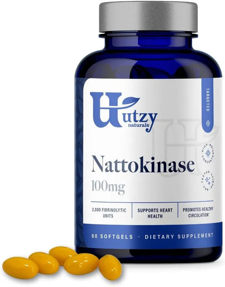 UTZY NATURALS - Utzy Naturals Nattokinase 2000 FU 120 Capsulas Blandas - The Red Vitamin MX - Suplementos Alimenticios - {{ shop.shopifyCountryName }}