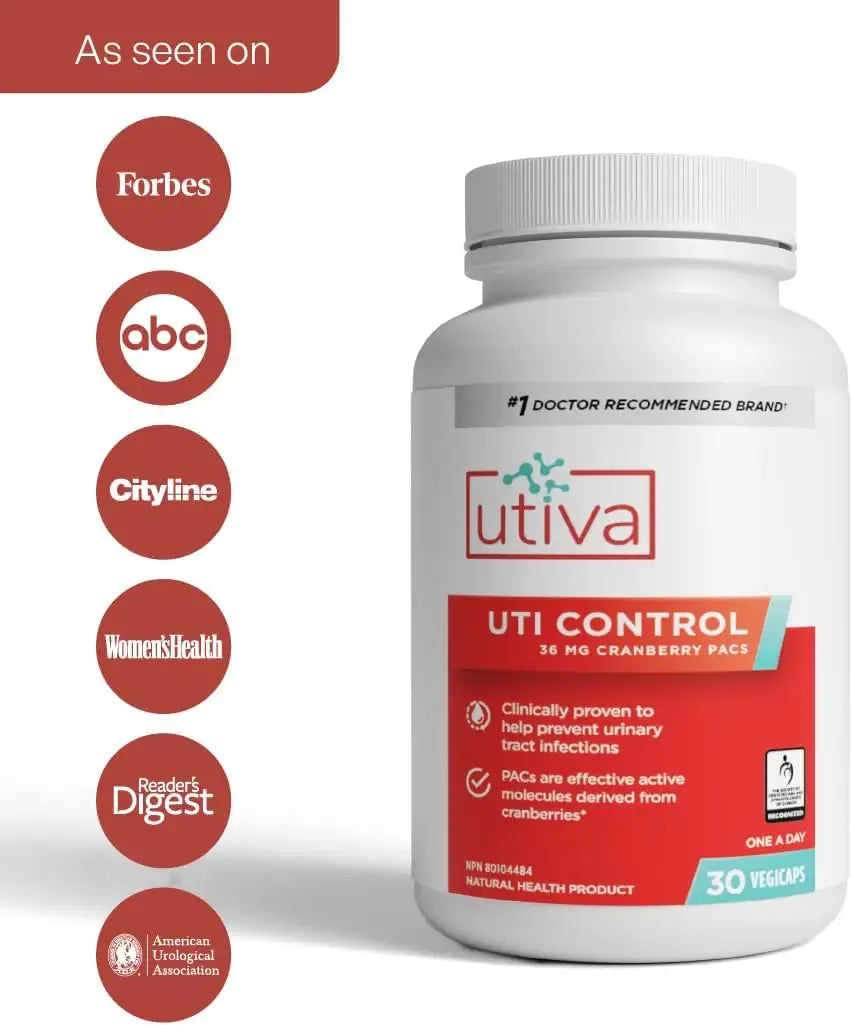 UTIVA - Utiva Cranberry PACs 90 Capsulas - The Red Vitamin MX - Suplementos Alimenticios - {{ shop.shopifyCountryName }}