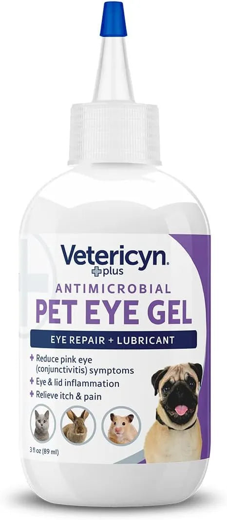 VETERICYN - Vetericyn Plus Pet Eye Gel 3 Fl.Oz. - The Red Vitamin MX - Cuidado De Los Ojos De Los Perros - {{ shop.shopifyCountryName }}