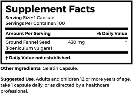 DR. CLARK - Dr Clark Store Fennel Seed 550Mg. 100 Capsulas - The Red Vitamin MX - Suplementos Alimenticios - {{ shop.shopifyCountryName }}