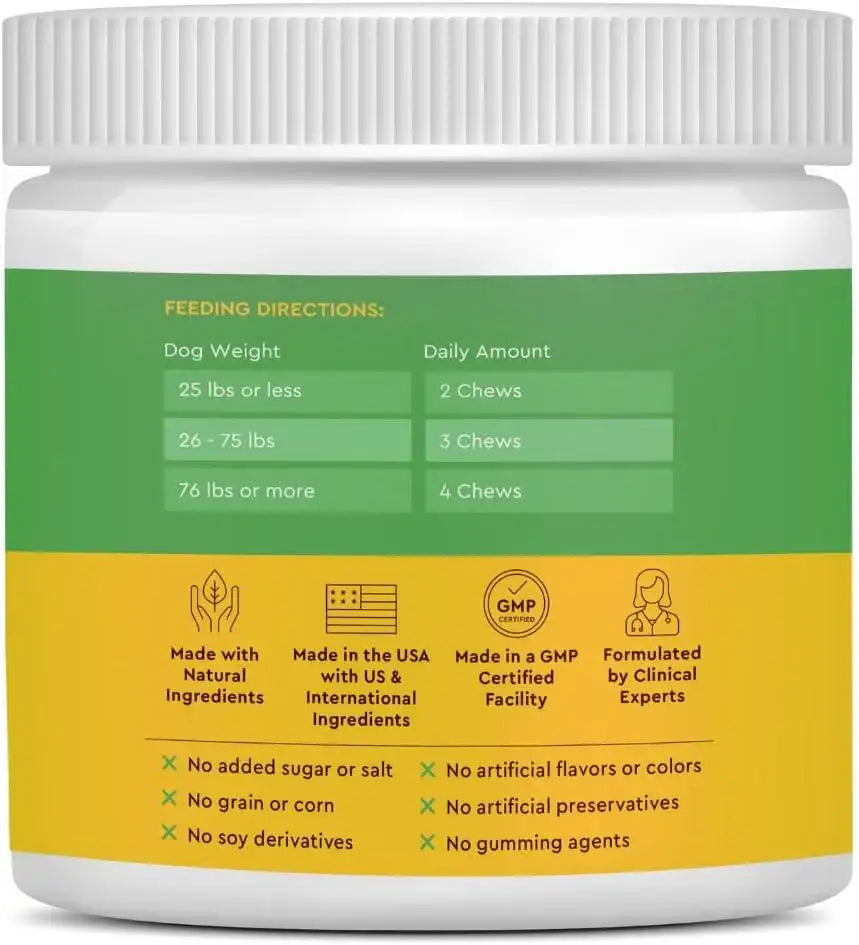 INFINITE PET - Infinite Pet Ultimate Hip and Joint Supplement for Dogs Peanut Butter 90 Masticables - The Red Vitamin MX - Cuidado De Cadera Y Articulaciones Para Perros - {{ shop.shopifyCountryName }}