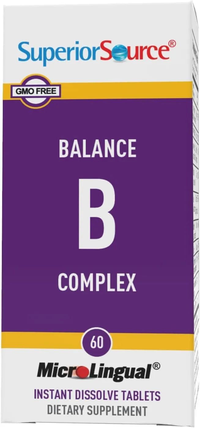 SUPERIOR SOURCE - Superior Source Balance B Complex 60 Tabletas - The Red Vitamin MX - Suplementos Alimenticios - {{ shop.shopifyCountryName }}