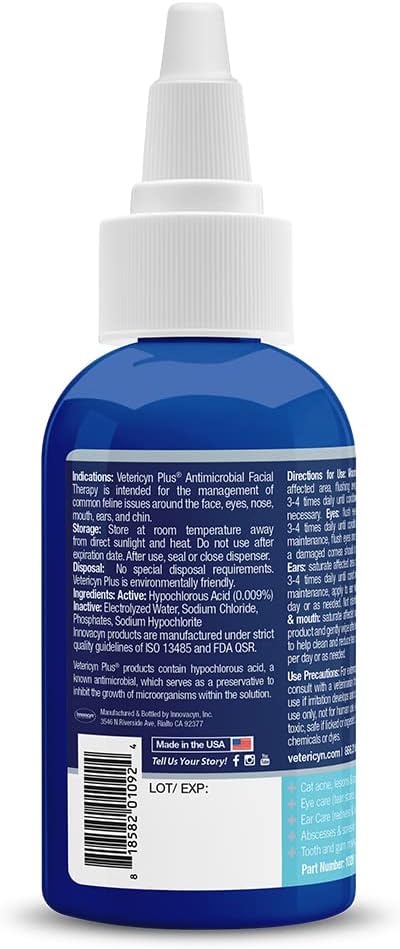 Vetericyn Plus Feline Facial Therapy 2 Fl.Oz.