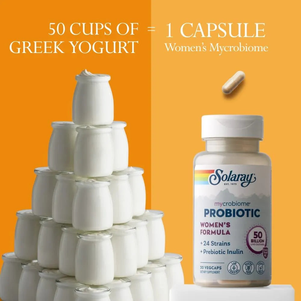 SOLARAY - SOLARAY Mycrobiome Probiotic Women’s Formula 30 Capsulas - The Red Vitamin MX - Suplementos Alimenticios - {{ shop.shopifyCountryName }}