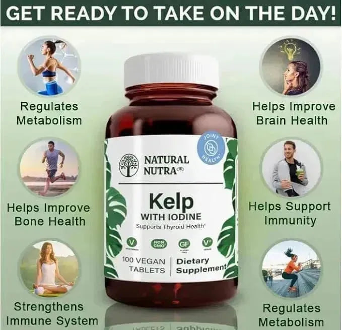 NATURAL NUTRA - Natural Nutra Kelp Iodine 100 Tabletas - The Red Vitamin MX - Suplementos Alimenticios - {{ shop.shopifyCountryName }}