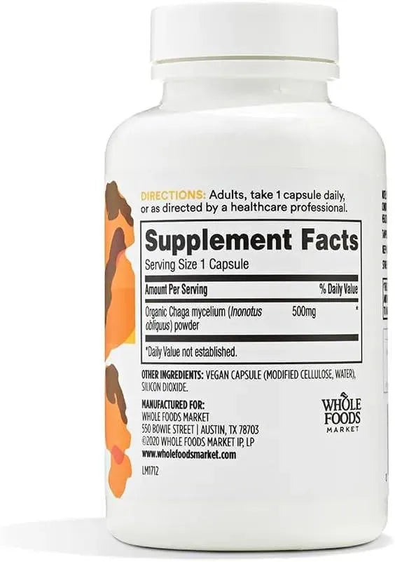 365 - 365 by Whole Foods Market Chaga 90 Capsulas - The Red Vitamin MX - Suplementos Alimenticios - {{ shop.shopifyCountryName }}