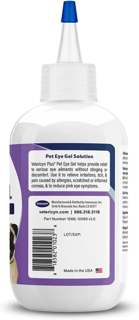VETERICYN - Vetericyn Plus Pet Eye Gel 3 Fl.Oz. - The Red Vitamin MX - Cuidado De Los Ojos De Los Perros - {{ shop.shopifyCountryName }}