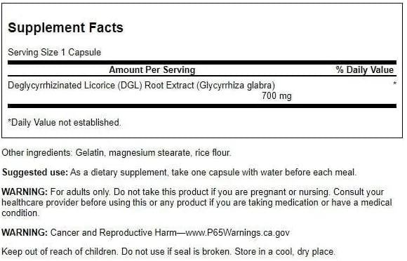 SWANSON - Swanson High Potency DGL Licorice 700Mg. 90 Capsulas - The Red Vitamin MX - Suplementos Alimenticios - {{ shop.shopifyCountryName }}
