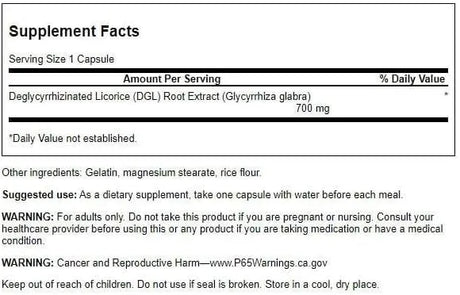 SWANSON - Swanson High Potency DGL Licorice 700Mg. 90 Capsulas 2 Pack - The Red Vitamin MX - Suplementos Alimenticios - {{ shop.shopifyCountryName }}