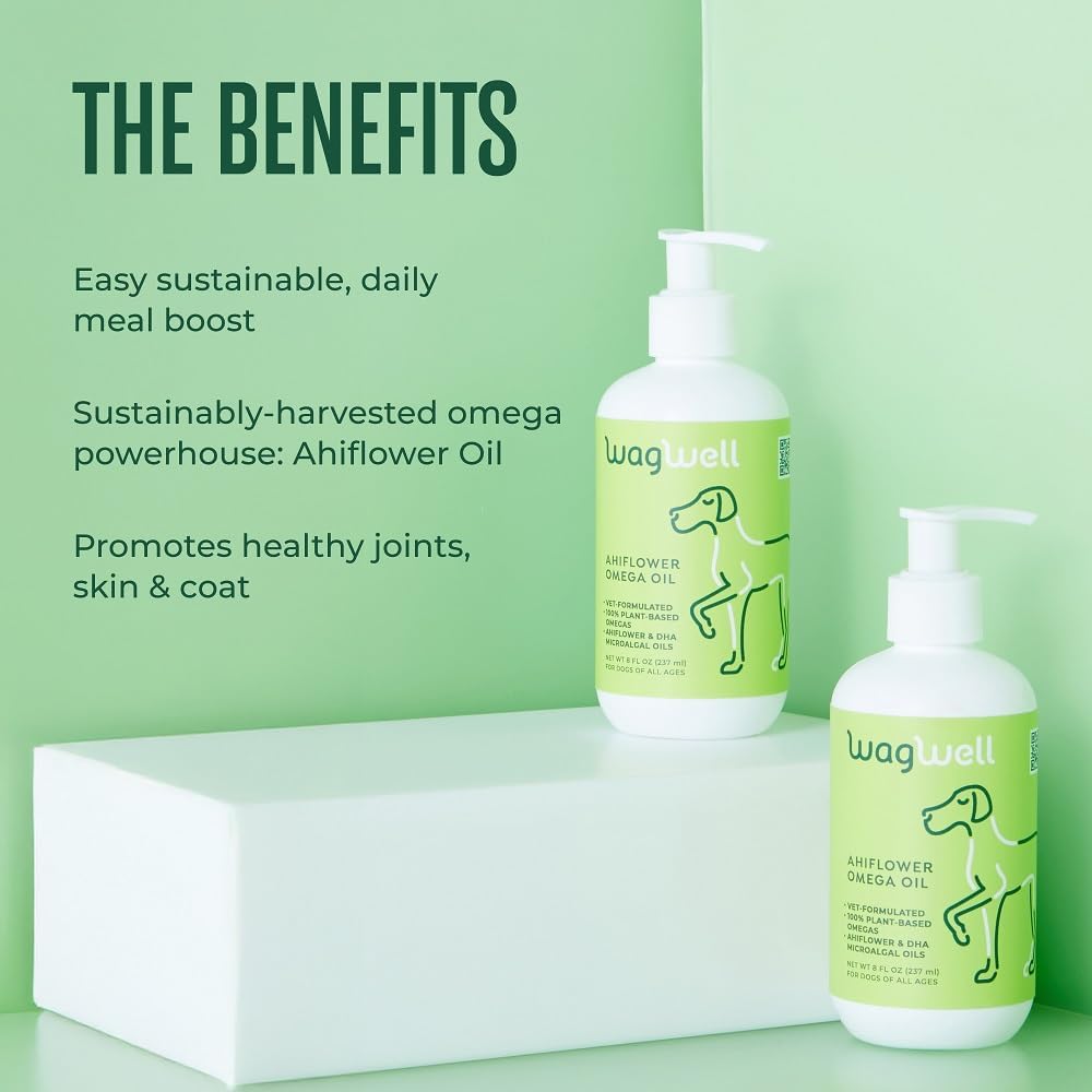 WagWell Ahiflower Omega Oil 8 Fl.Oz.