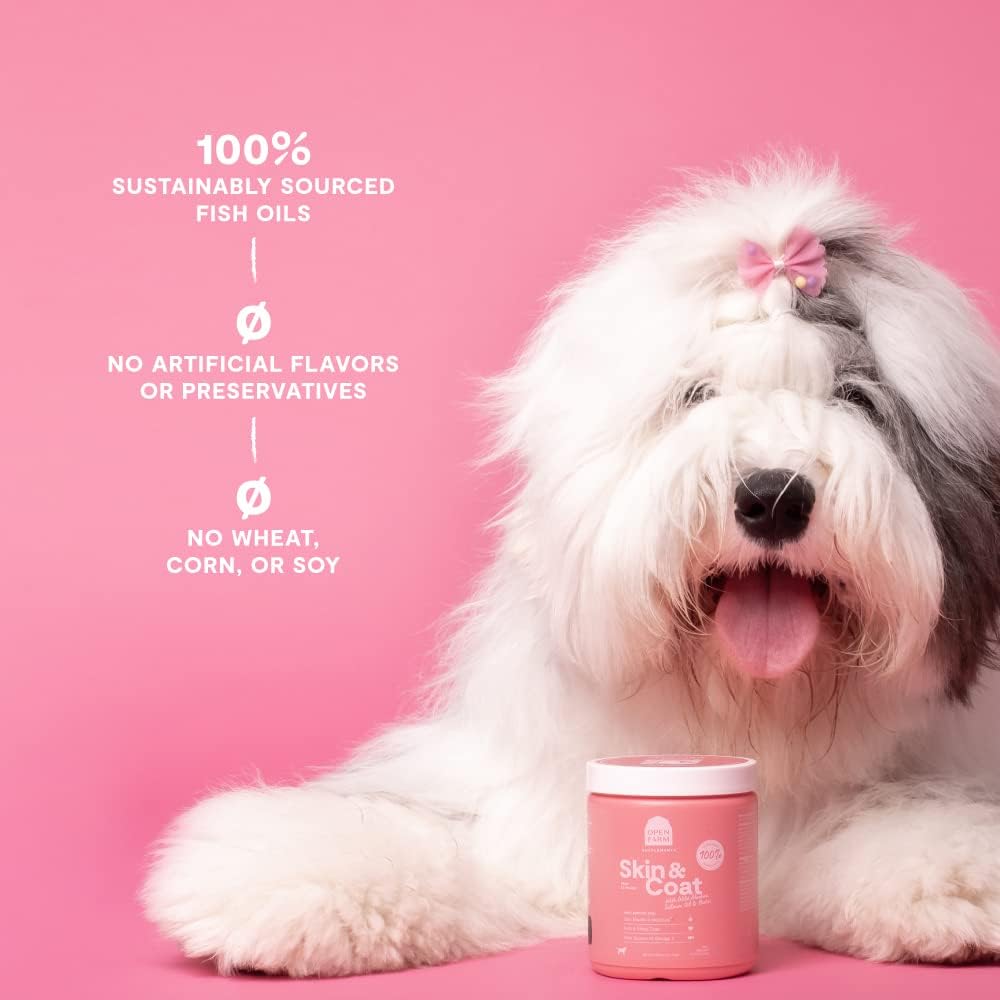 Open Farm Skin & Coat Chews 90 Masticables