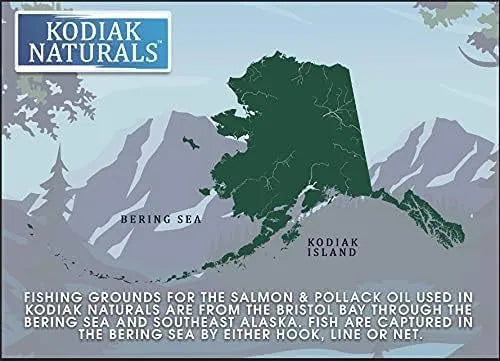 KODIAK NATURALS - KODIAK NATURALS Wild Alaskan Salmon Oil Formula for Dogs & Cats 18 Fl.Oz. - The Red Vitamin MX - Aceite De Pescado Para Perros - {{ shop.shopifyCountryName }}