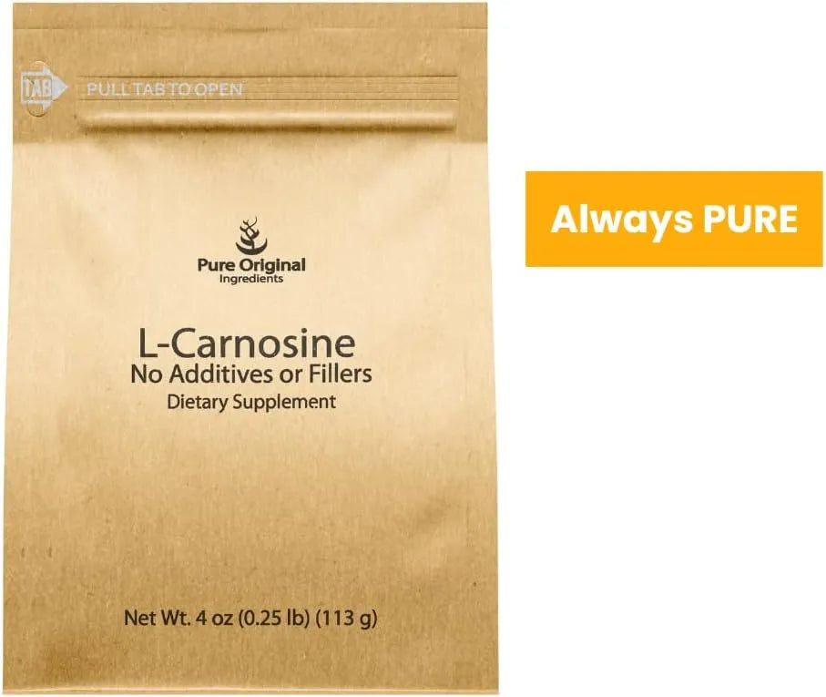PURE ORIGINAL INGREDIENTS - Pure Original Ingredients L-Carnosine Powder 113Gr. - The Red Vitamin MX - Suplementos Alimenticios - {{ shop.shopifyCountryName }}