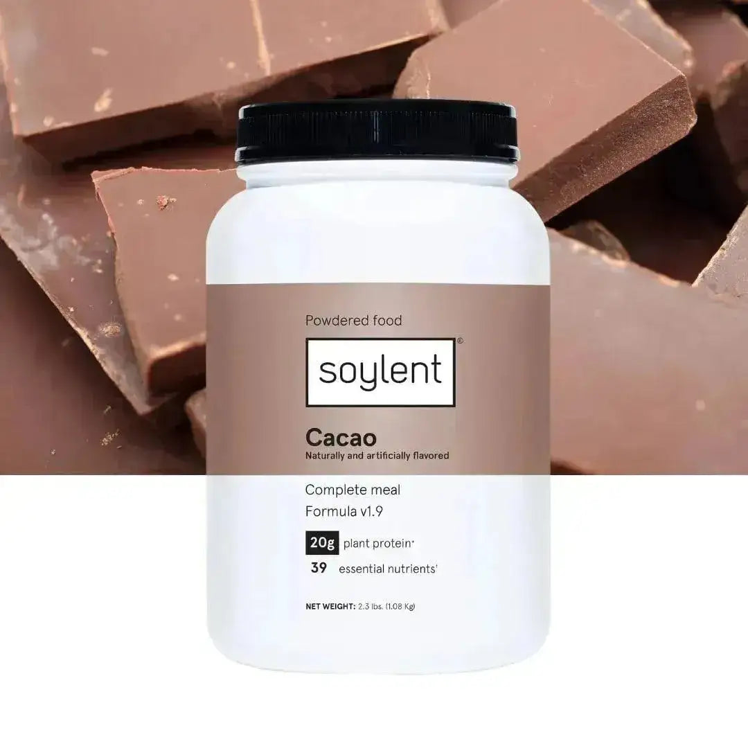 SOYLENT - Soylent Complete Nutrition Meal Replacement Protein Powder Cacao 1.08 Kg. - The Red Vitamin MX - Suplementos Alimenticios - {{ shop.shopifyCountryName }}
