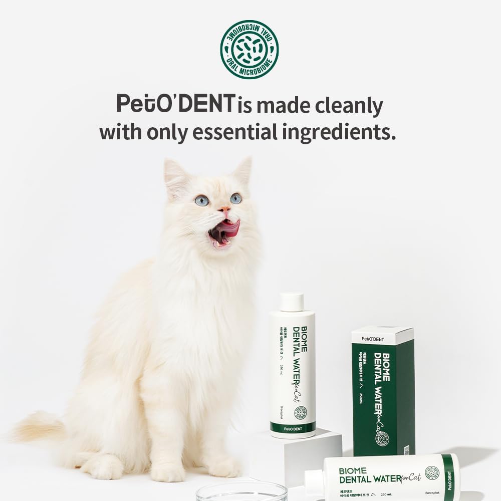 PetO'Dent Dental Water Additive for Cats 250Ml.