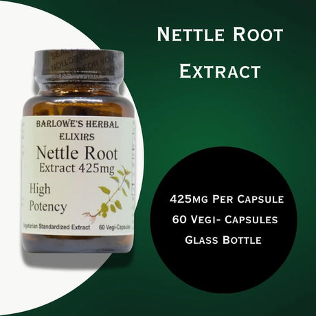 BARLOWE'S HERBAL - Barlowe's Herbal Elixirs Nettle Root Extract 425Mg. 60 Capsulas - The Red Vitamin MX - Suplementos Alimenticios - {{ shop.shopifyCountryName }}