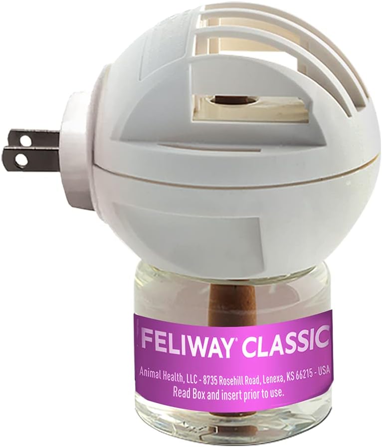 FELIWAY Classic 30 Day Cat Calming Plug In Pheromone Diffuser Starter Kit 48Ml.
