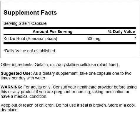 SWANSON - Swanson Full Spectrum Kudzu Root 500Mg. 60 Capsulas 2 Pack - The Red Vitamin MX - Suplementos Alimenticios - {{ shop.shopifyCountryName }}